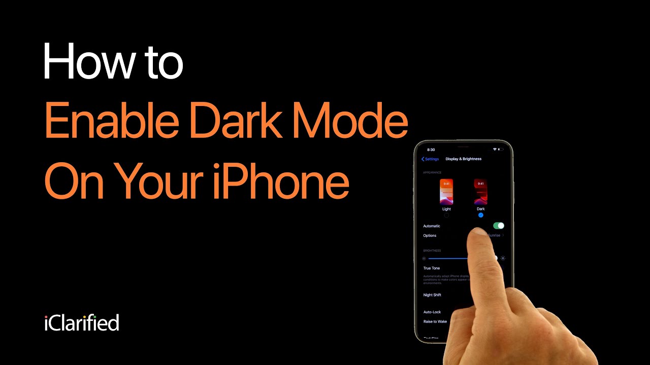 How to Enable Dark Mode on Your iPhone - iPhone Unlocking...